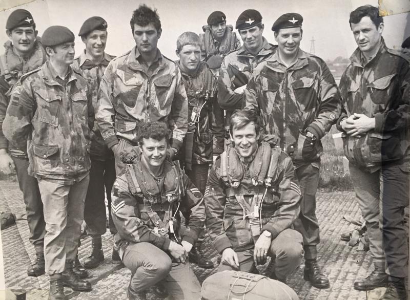 AA Peter Johnston with members of his unit