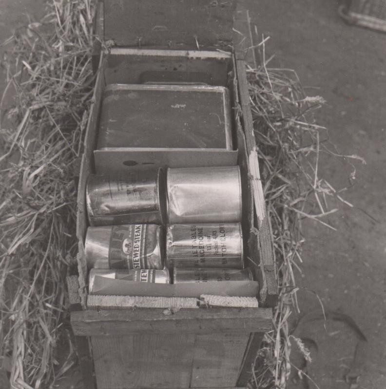 AA AATDC Wicker Pannier food  28 June 1944 after drop 4