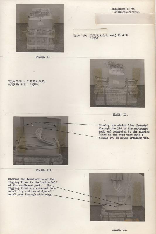AA AATDC Wicker Pannier parachute harness tests 4