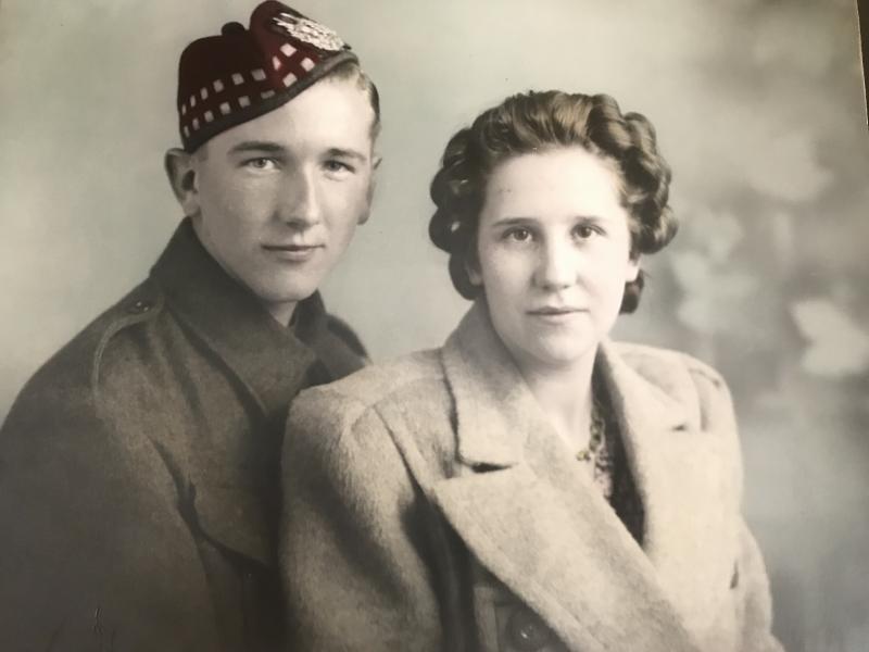 OS Edwin Pickford was proudly displayed in the living room of his parents house in Gorton Manchester