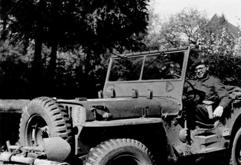 OS Sapper Hanslip 1944 normandy by Jeep 2