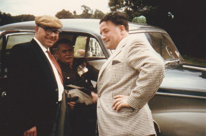 OS Sapper Hanslip With Brigadier Lowman and General Gale 1984