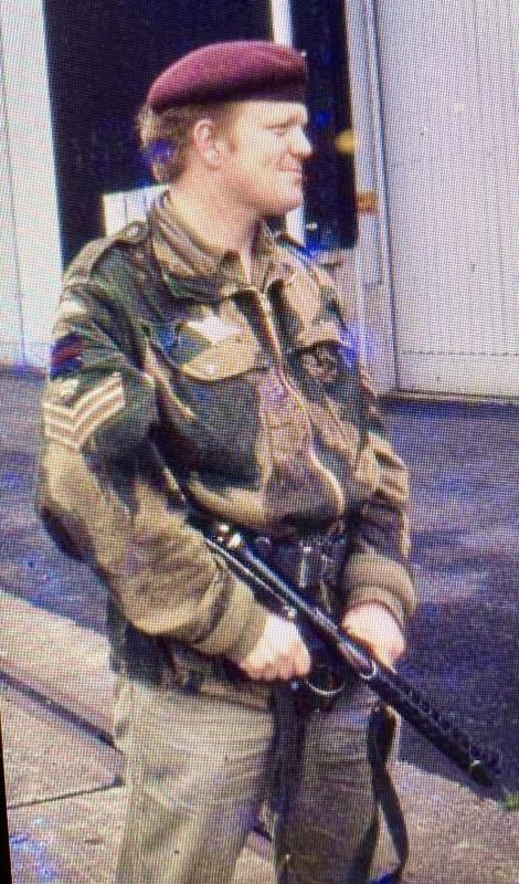 OS NI 1970 Sterling Submachine Gun ready for VCP Patrol