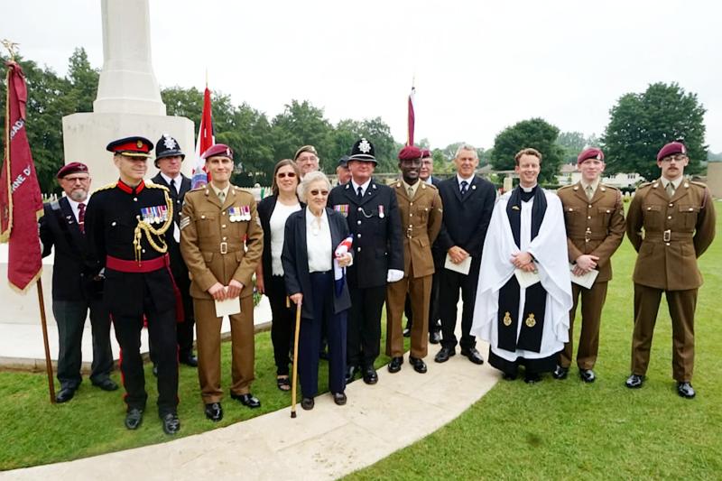 OS Rededication Ceremony, with Margaret Keighley 2018