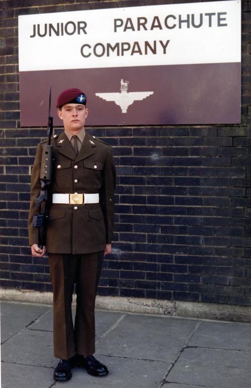 OS A young Stuart Griffiths in Uniform