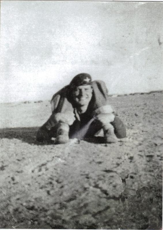 Private Bill Baker fooling around with another Para. Likely Cyprus/Canal Zone 1951/2