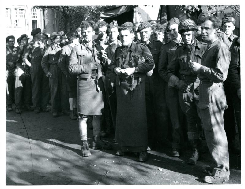 A group of Other Rank survivors at Nijmegen. 