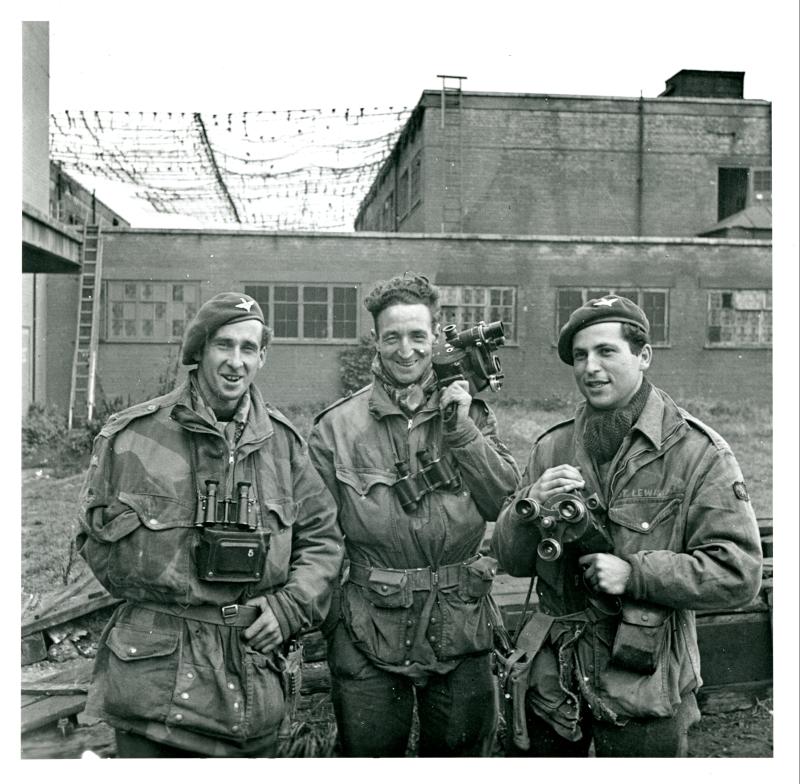 The three AFPU photographers who took the graphic still and cine pictures of the 1st AB Division's epic fight at Arnhem