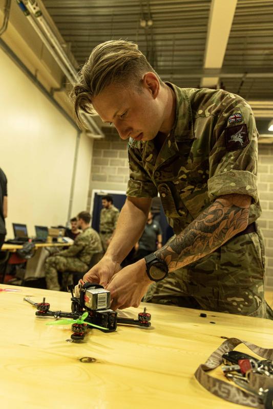 OS 7 Para RHA preparing a Drone for Racing 2024