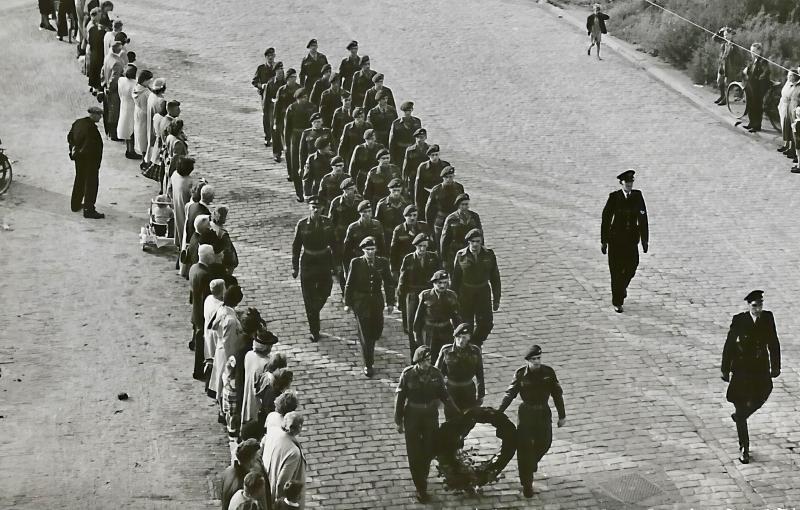 Sgt Wastell, Arnhem in Silent March, Lord Left of Parade (17 Sept 1949)