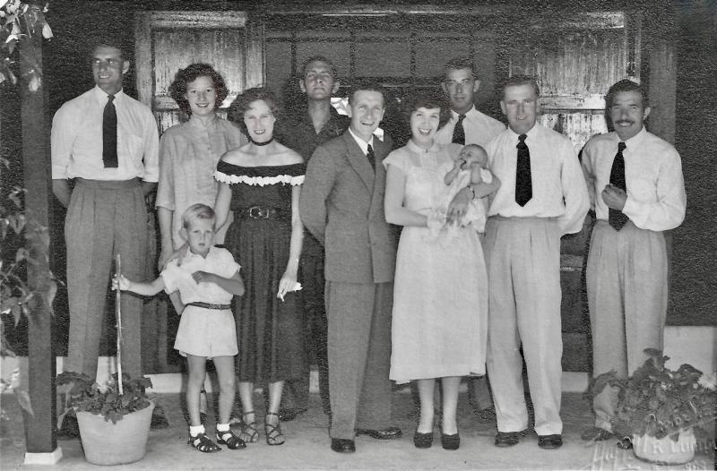 Sgt Wastell, Christening of First Born Anne. Garrison Church Malaya (1952)