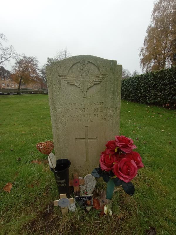 OS Anthony D Greenwood Gravestone