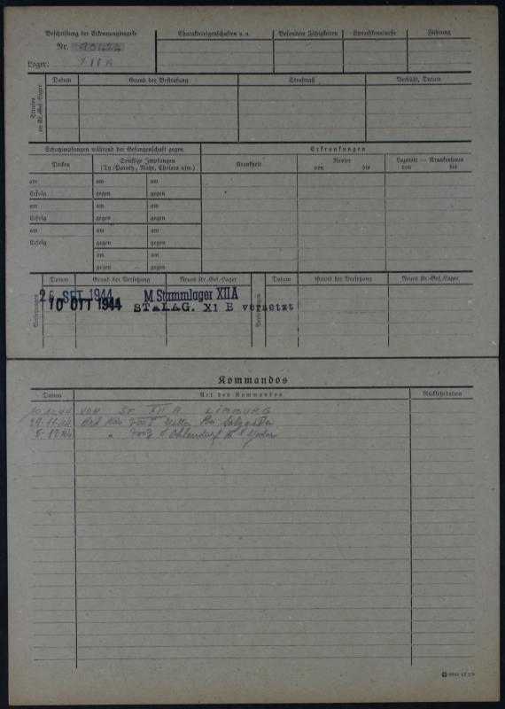 OS Charles Reilly POW records 3