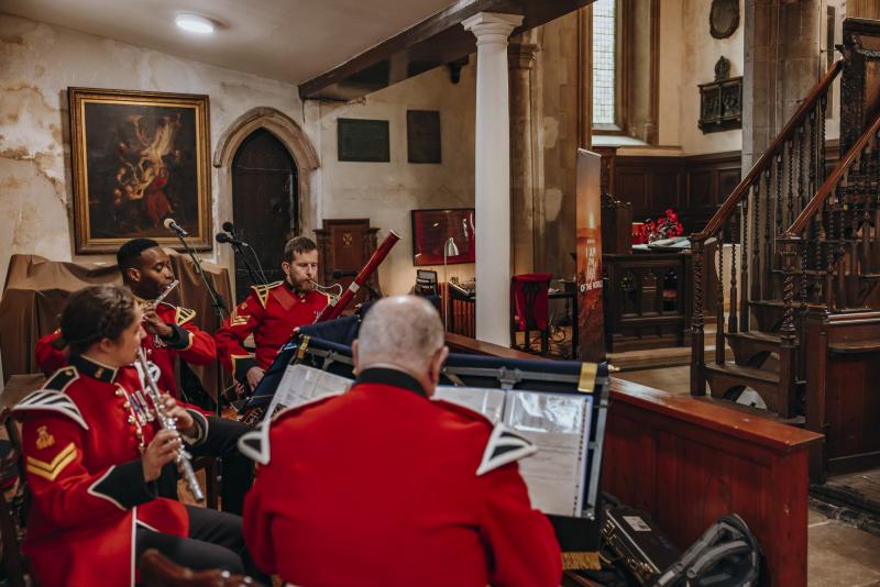 OS Musicians at lay up of colours