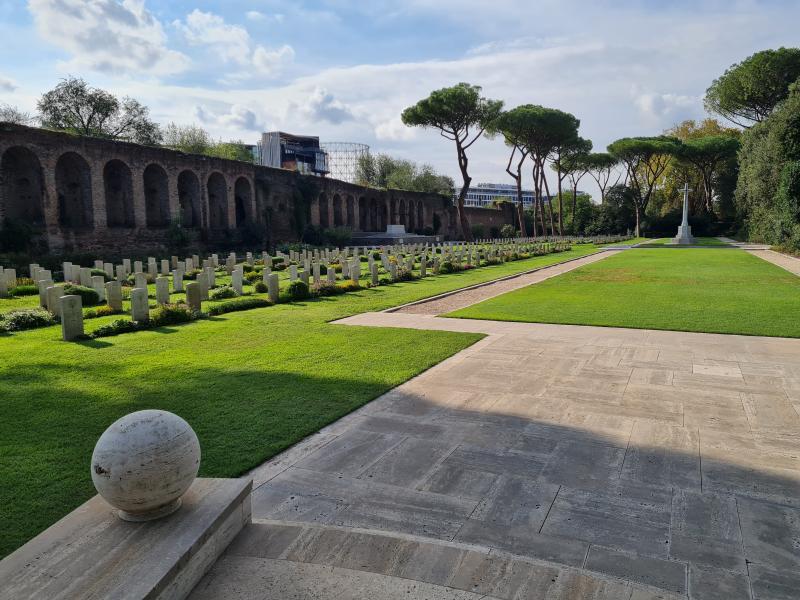 2 OS Views of The Rome War Cemetery 2024