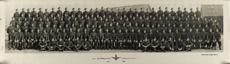 Group Photograph of 12th Parachute Battalion, February 1944 (Short Image)