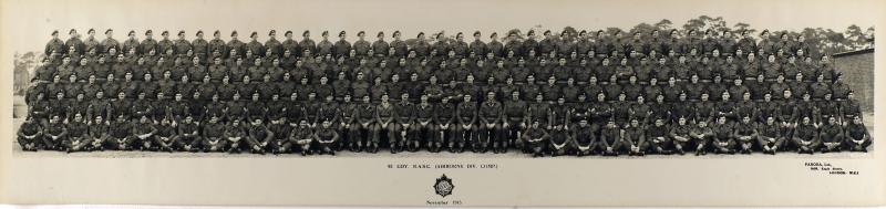 Group Portrait of 93 company RASC, November 1943