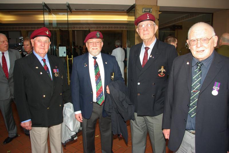 Photos of some the attendees at the funeral of Pte John Howard, 21 ...