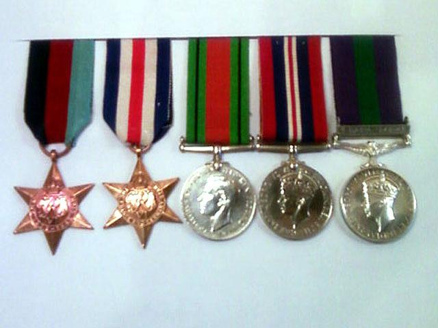 Pte John Moran's Meda;s