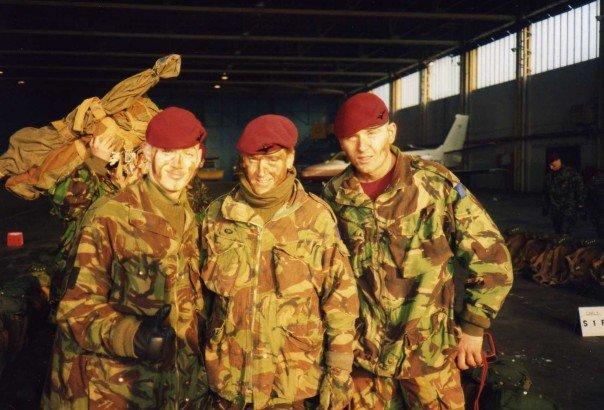 Paratroopers of 4 PARA ready to go on a training exercise