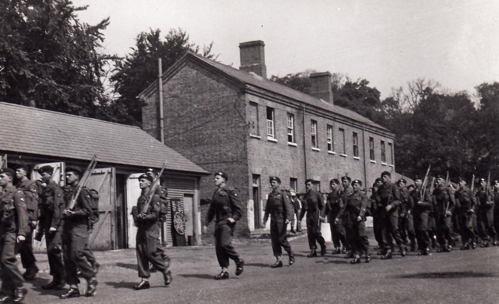 B Coy 3 PARA Leaving Waterloo Barrracks Aldershot For Cyprus Operation ...