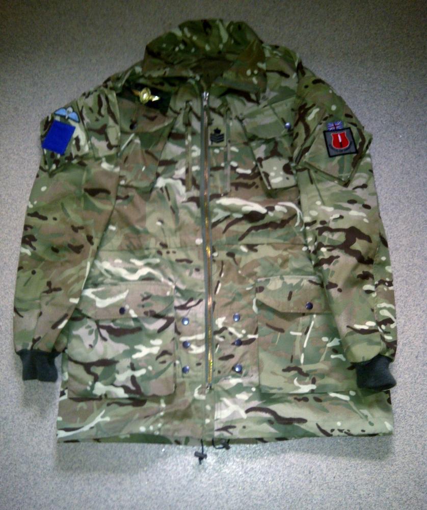 Standard issue Multi-Terrain Pattern (MTP) smock converted into a