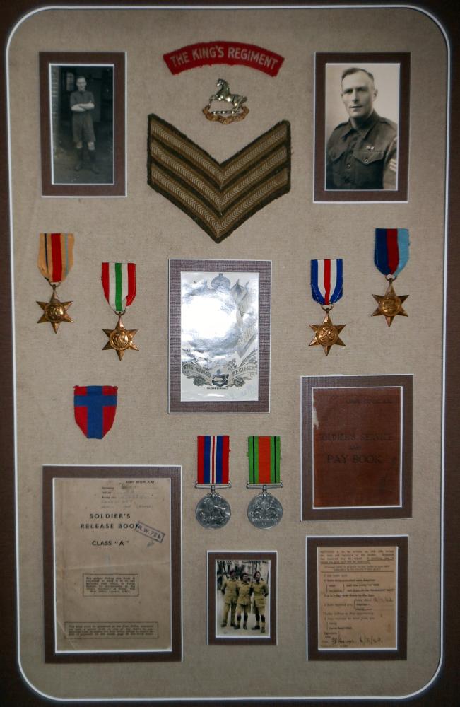 Sgt B Quinn's Service Book, Photos And Medals. | ParaData