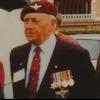 OS Robert J Abel wearing medals, beret and blazer